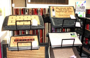 Busy Rug Retail Shop